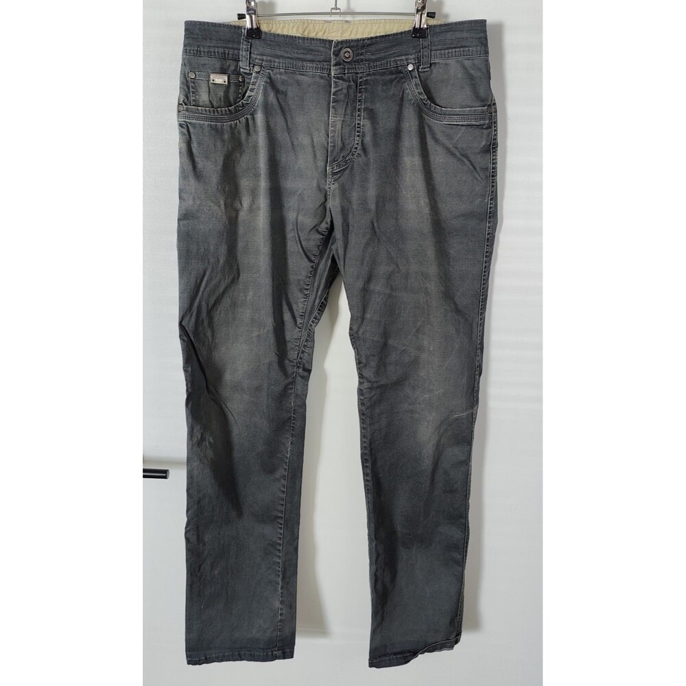 KUHL D'Lux Mens 34x34 (Tag 36x34) Vintage Patinadye Utility Gray Pants